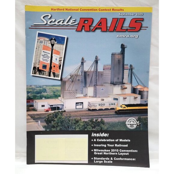 Lot of 6 Scale Rails NMRA Magazine Issues 2006-2009 Rail Enthusiasts Model Train - Picture 8 of 9